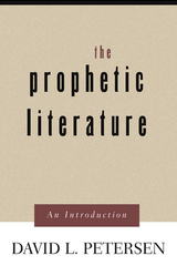 Prophetic Literature -  David L. Petersen
