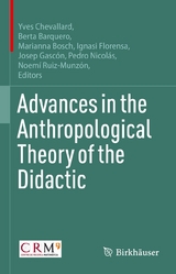 Advances in the Anthropological Theory of the Didactic - 