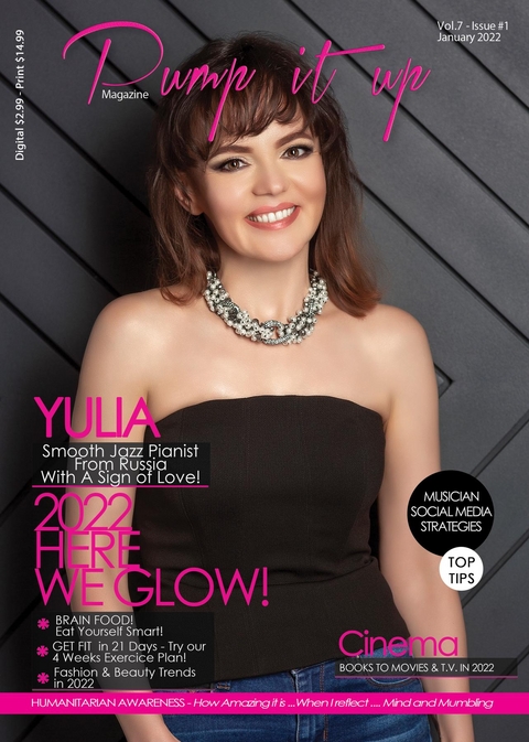 Pump it up Magazine - Yulia Smooth Jazz Pianist From Russia With A Sign Of Love - Pump it up Magazine, Anissa Boudjaoui, Michael B. Sutton