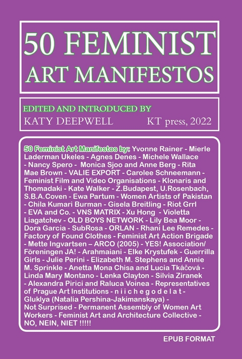50 Feminist Art Manifestos - 