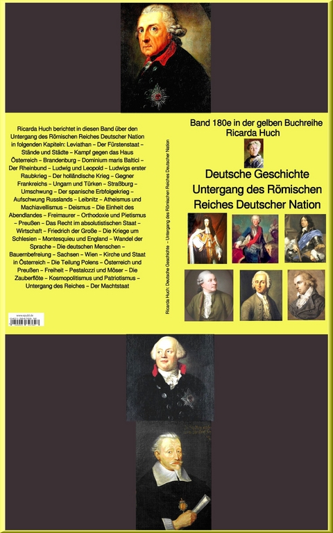 Ricarda Huch: Deutsche Geschichte – Untergang des Römischen Reiches Deutscher Nation – bei Jürgen Ruszkowski - Ricarda Huch