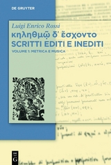 κηληθμῷ δ᾽ ἔσχοντο Scritti editi e inediti - Luigi Enrico Rossi