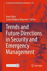 Trends and Future Directions in Security and Emergency Management - 