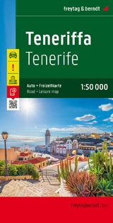 Teneriffa, Autokarte 1:50.000, freytag & berndt