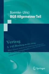 BGB Allgemeiner Teil - Burkhard Boemke, Bernhard Ulrici