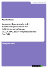 Zusammenhang zwischen der Substrattemperatur und den Schichteigenschaften der Cr2AlC-MAX-Phase hergestellt mittels Arc-PVD -  Paul Hantsche
