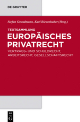 Textsammlung Europäisches Privatrecht - 