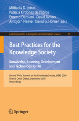 Best Practices for the Knowledge Society. Knowledge, Learning, Development and Technology for All - 