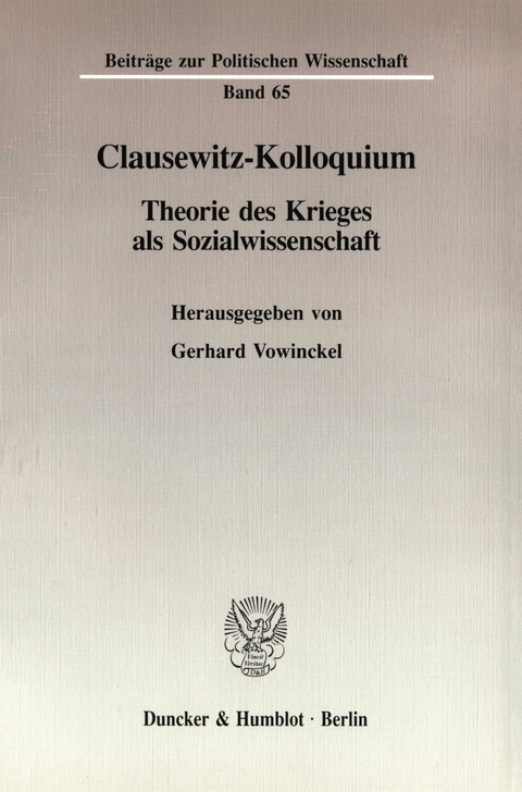 Clausewitz-Kolloquium. - 