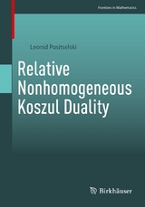 Relative Nonhomogeneous Koszul Duality - Leonid Positselski