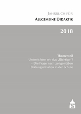 Jahrbuch für Allgemeine Didaktik 2018 - 