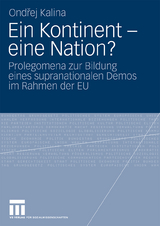 Ein Kontinent - eine Nation? - Ondrej Kalina