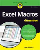 Excel Macros For Dummies -  Dick Kusleika