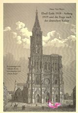 Elsass Ende 1918 - Anfang 1919 und die Frage nach der deutschen Kultur - 