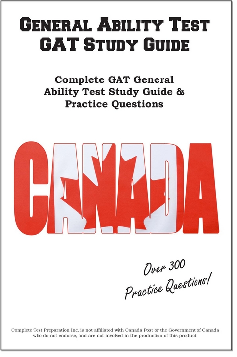 General Ability Test GAT Study Guide -  Complete Test Preparation Inc.