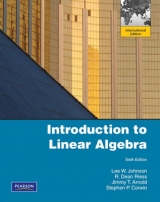 Introduction to Linear Algebra - Johnson, Lee W.; Riess, R. Dean; Arnold, Jimmy T.