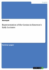 Representation of the Genius in Emerson’s Early Lectures