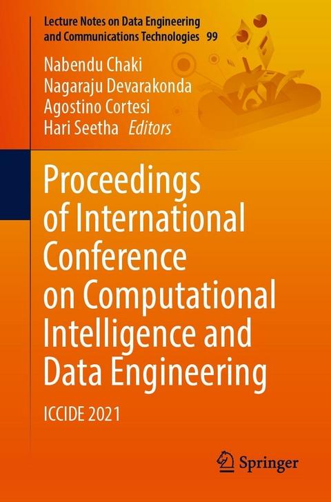 Proceedings of International Conference on Computational Intelligence and Data Engineering - 