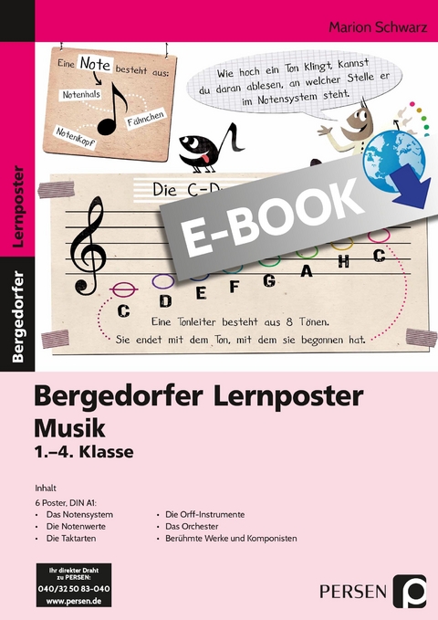 Lernposter Musik - 1.-4. Klasse - Marion Schwa