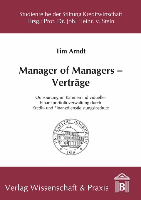 Manager of Managers - Verträge. -  Tim Arndt