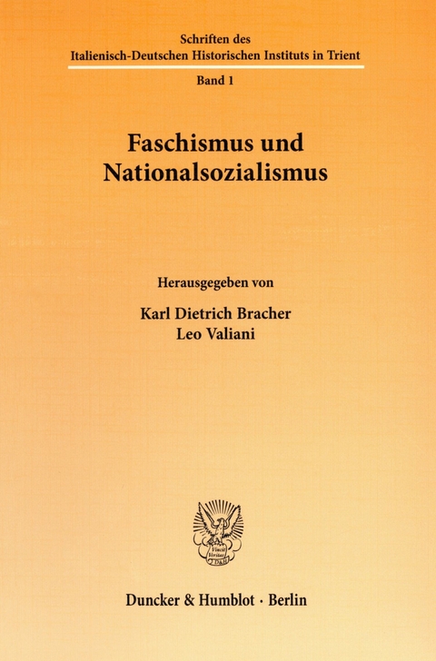 Faschismus und Nationalsozialismus. - 