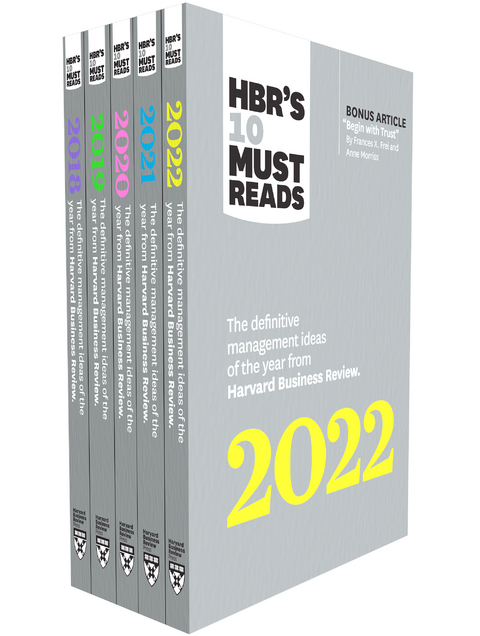 5 Years of Must Reads from HBR: 2022 Edition (5 Books) -  Marcus Buckingham,  Frances X. Frei,  Michael E. Porter,  Harvard Business Review,  Joan C. Williams