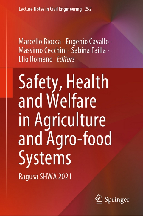 Safety, Health and Welfare in Agriculture and Agro-food Systems - 