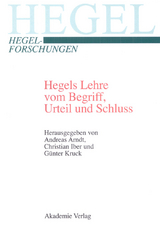 Hegels Lehre vom Begriff, Urteil und Schluss - 