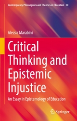 Critical Thinking and Epistemic Injustice -  Alessia Marabini