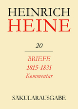 Briefe 1815-1831. Kommentar