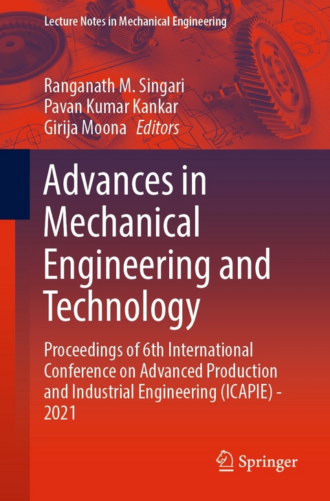 Advances in Mechanical Engineering and Technology - 