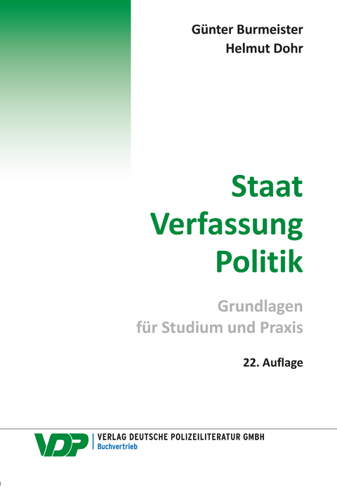 Staat - Verfassung - Politik - Günter Burmeister, Helmuth Dohr