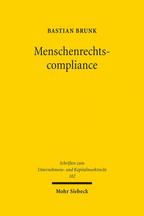 Menschenrechtscompliance -  Bastian Brunk