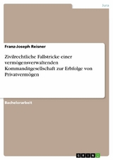 Zivilrechtliche Fallstricke einer vermögensverwaltenden Kommanditgesellschaft zur Erbfolge von Privatvermögen - Franz-Joseph Reisner