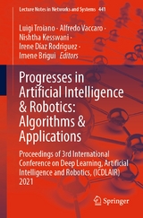 Progresses in Artificial Intelligence & Robotics: Algorithms & Applications - 