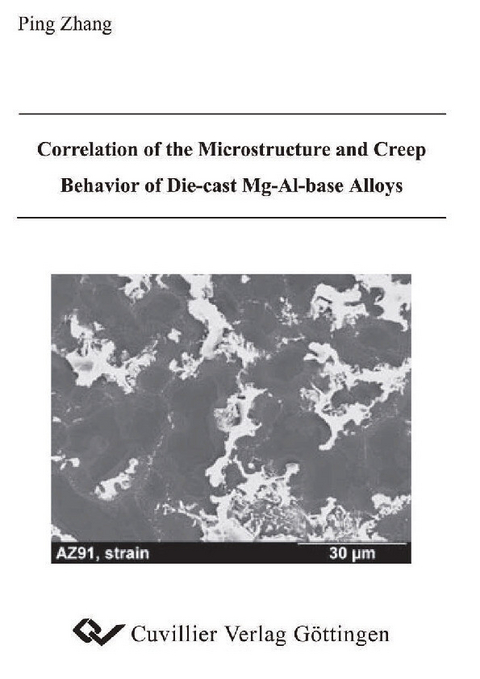 Correlation of the Microstructure and Creep Behavior of Die-cast Mg-Al-base Alloys -  Ping Zhang