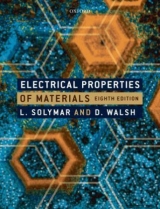 Electrical Properties of Materials - Solymar, Laszlo; Walsh, Donald