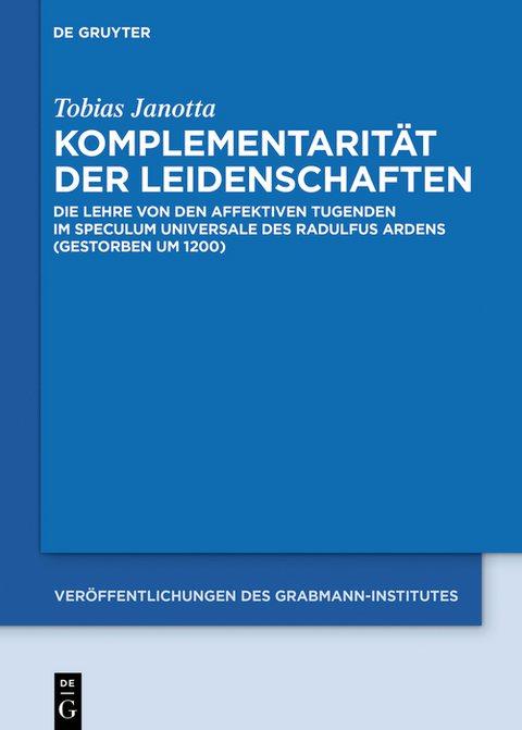 Komplementarität der Leidenschaften - Tobias Janotta