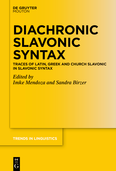 Diachronic Slavonic Syntax - 
