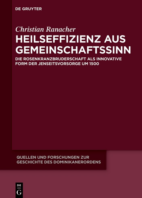 Heilseffizienz aus Gemeinschaftssinn -  Christian Ranacher