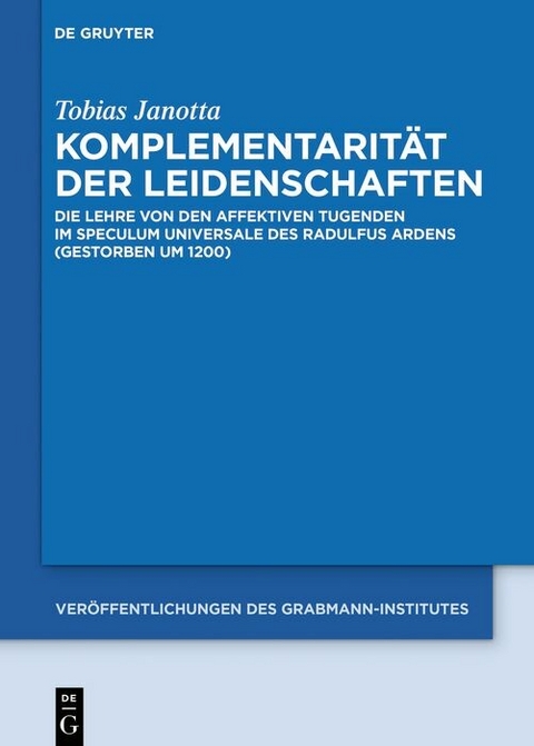 Komplementarität der Leidenschaften -  Tobias Janotta