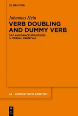 Verb Doubling and Dummy Verb -  Johannes Hein