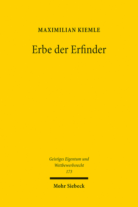 Erbe der Erfinder -  Maximilian Kiemle