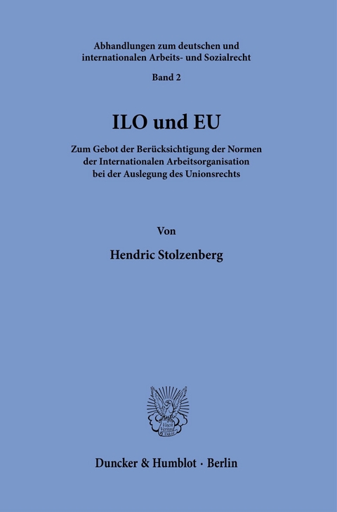 ILO und EU. -  Hendric Stolzenberg