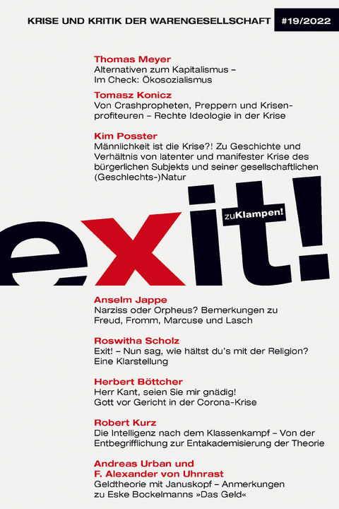 exit! Krise und Kritik der Warengesellschaft