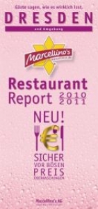 Marcellino's Restaurant Report Dresden 2010/2011 - Edition Pink-Champagne - 