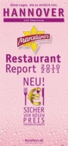 Marcellino's Restaurant Report Hannover 2010/2011 - Edition Pink-Champagne - Hudalla, Marcellino M.