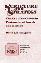 Scripture and Strategy - Hesselgrave David