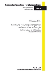 Einführung von Energiemanagement und erneuerbaren Energien - Sebastian Bolay