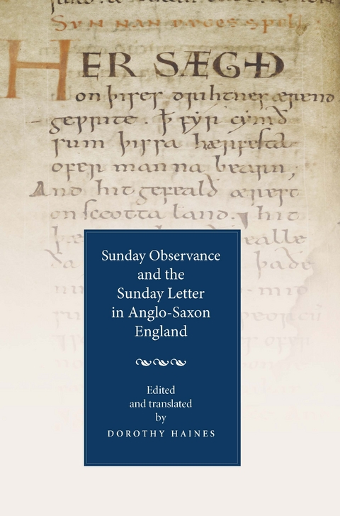 Sunday Observance and the Sunday Letter in Anglo-Saxon England - 